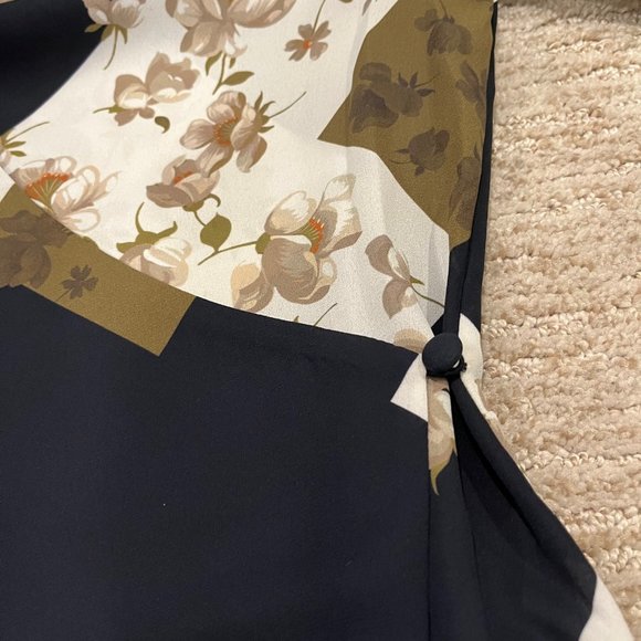 Ted Baker Cream Taupe Blouse - Picture 3 of 5